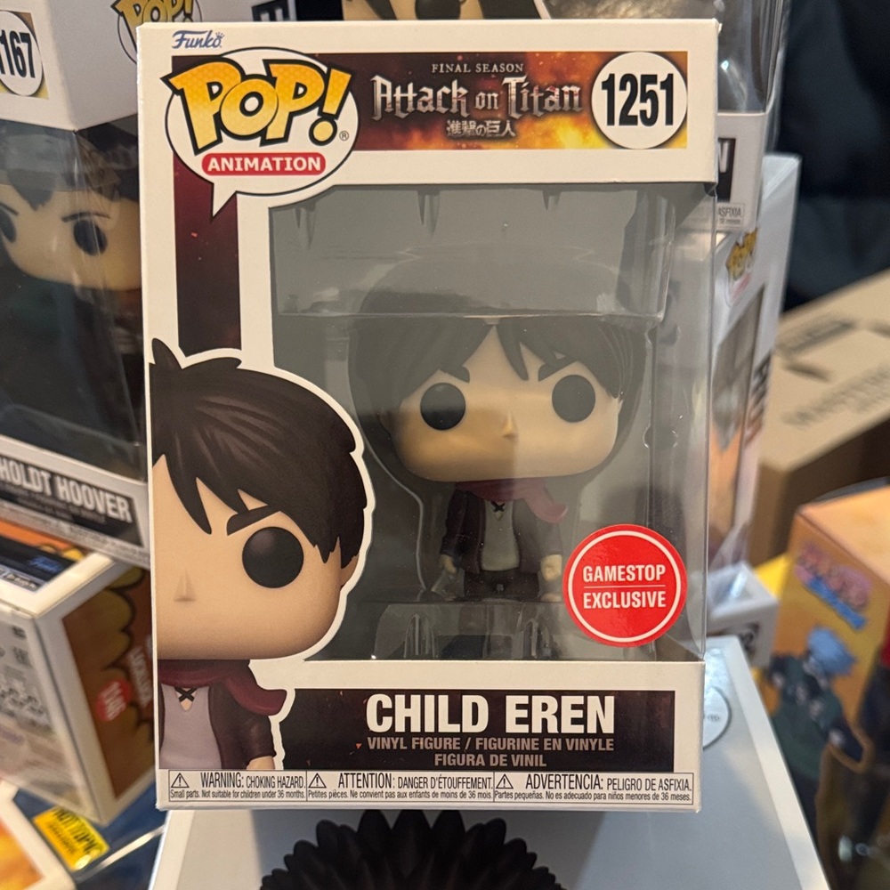 Funko Pop! Animation Child Eren - Black and Brown